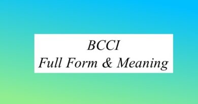 BCCI Full Form & Meaning 