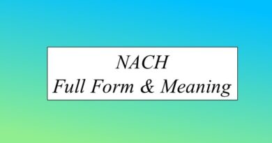 NACH Full Form & Meaning