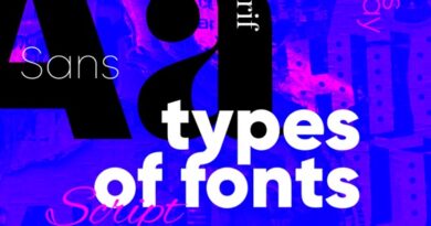 Types of Fonts: Detailed Classification for a Designer