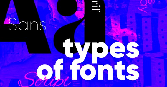 Types of Fonts: Detailed Classification for a Designer