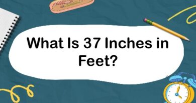 What Is 37 Inches in Feet