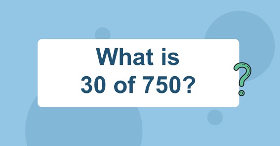 What Is 30 Of 12 500