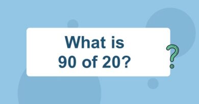 What is 90 of 20