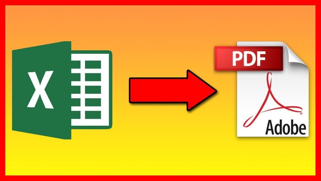 How To Convert BIG Excel 2016 File As PDF File - TheSBB