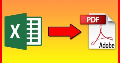 How To Convert BIG Excel 2016 File As PDF File