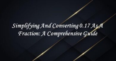 0.17 as a fraction