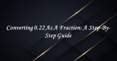 0.22 as a fraction