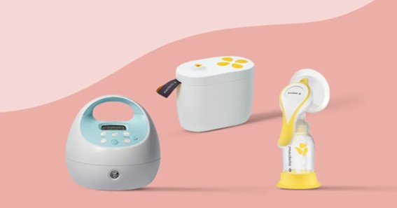 Electric, wireless, and portable breast pumps that can be worn hands-free