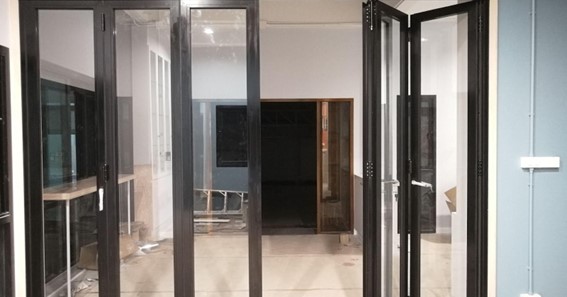 Why are aluminium doors useful for security
